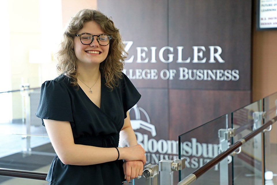 CU-Bloomsburg’s Rathman Shows Off Business Chops at Competition