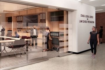 Rendering of Diehl Center for Law School Preparation
