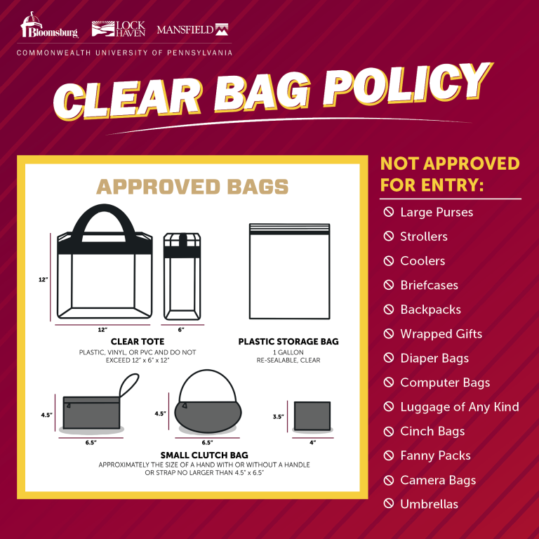 Commonwealth University Clear Bag Policy
