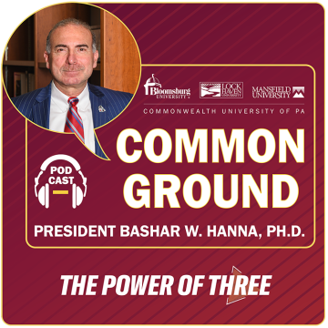 Common Ground Podcast featuring President Bashar W. Hanna, PH.D. - The Power of Three