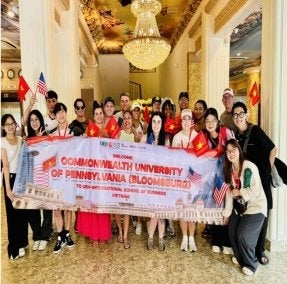 International Business students from CU visiting Vietnam in the Summer of 2024