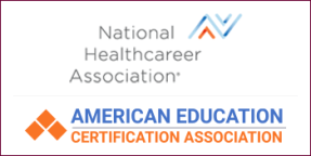 National Healthcareer Association & American Education Certification Association logos