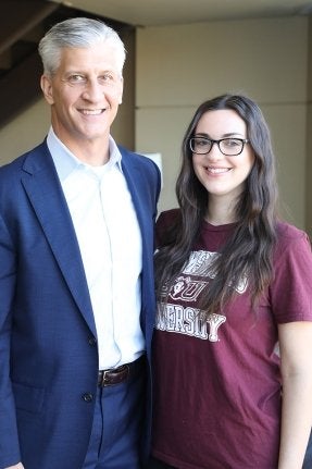 Ed Piatkowski and Hailey Hukill