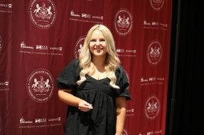 This spring, Commonwealth University-Bloomsburg celebrated student teachers during the Student Teacher Induction and Pinning Ceremony held in the Kehr Union Ballroom after successfully completing their placements, the student teachers were honored during the program designed to celebrate the hard work, dedication and commitment of prospective teachers.