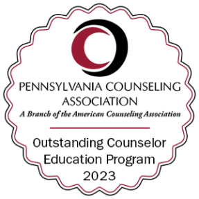 a photo of the 2023 Outstanding Counselor Education Program award