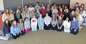 High school students participating in the EmpowerED to Teach event.