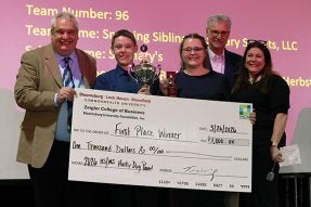 Sponsored by the Zeigler College of Business, this spring's Shark Tank-style event drew roughly 800 middle and high school students from nearly 100 schools statewide, alongside Commonwealth University talent, competing for $20,000 in prizes.