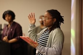 Keynote on personal ownership and time management anchored a day of sessions on mental health, community support, and thriving beyond the classroom.