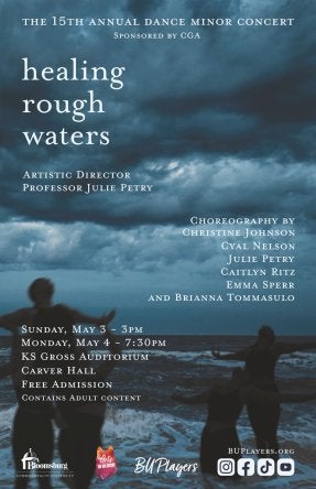 15th Annual Dance Minor Concert Poster 