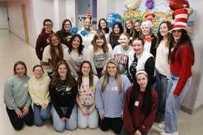 Students Participating in Read Across America