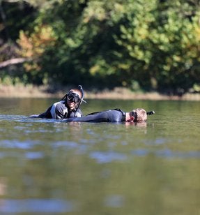 Through associate professor Daniel Spooner’s class, students are assisting the ongoing West Branch Susquehanna River Mussel Restoration Project, helping return juvenile eastern lampmussels and yellow lampmussels to waters recovering from acid mine drainage. 