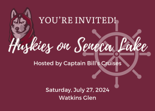Huskies on Seneca Lake Event Graphic