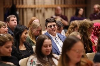 More than 50 students from various majors, as well as graduate studies, were recently inducted as student scholars into Commonwealth University-Bloomsburg’s Frederick Douglass Institute for Academic Excellence.