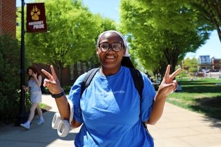 It was more than just an internship. It was a full-circle experience that connected classroom lessons to real-world impact for Kayla Parks.