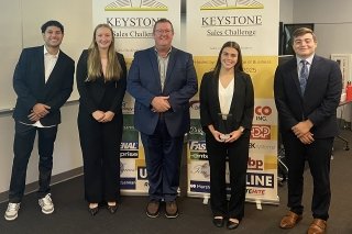 It was a top-three sweep for Commonwealth University–Bloomsburg at this year's Keystone Sales Challenge, a competition designed to simulate real-world selling experiences.