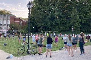 IMPACT Campus Ministries outdoor event at CU-Lock Haven