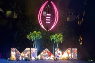 It was the time before kickoff that meant the most to the group of Commonwealth University sport management students who spent a week in Miami volunteering for the College Football Playoff National Championship.