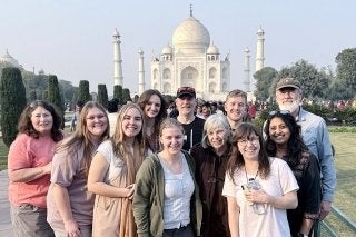 Study Abroad Trip at Taj Mahal