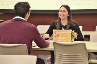 Tabitha Delmont '23 at a recent Career Boot Camp