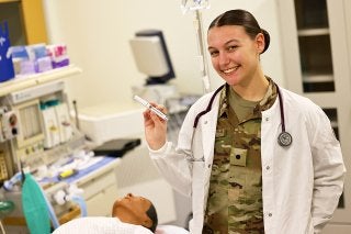 From Fort Knox to clinical floors, Commonwealth University-Bloomsburg nursing student and ROTC cadet Amanda Ott finds that leadership is less about power — and more about practice.