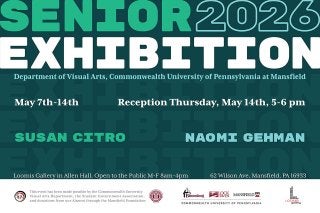 Promo poster for Senior Exhibition 2026