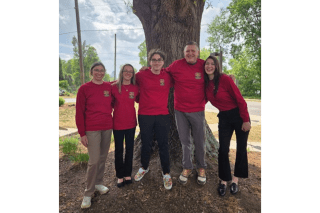 Shown, are CU-Lock Haven students and Dr. Barrie Overton (second from right) during the 46th Mid-Atlantic States Mycological Conference.