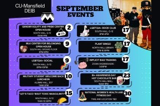Mansfield DEIB Events September 2026