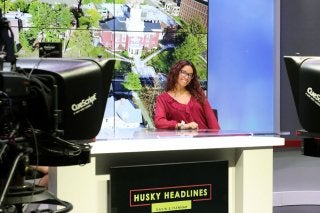 TV Studio on the Bloomsburg campus.