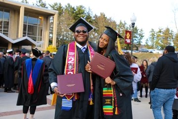 Commonwealth University-Bloomsburg will host commencement ceremonies on Friday and Saturday, Dec. 8 and 9, in Haas Center for the Arts, Mitrani Hall.