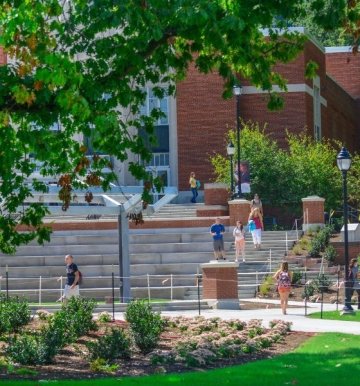 Lock Haven campus during the summer