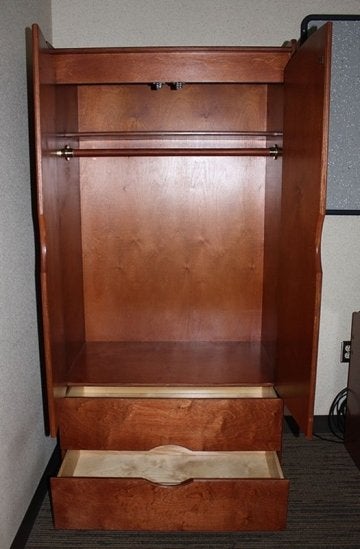 Closet of Jessica Kozloff Apartment bedroom