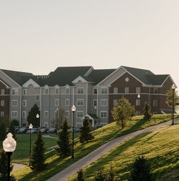 Jessica Kozloff Apartments during sundown