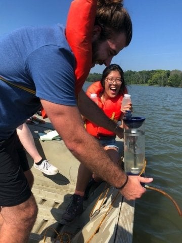 Students integrating watershed science