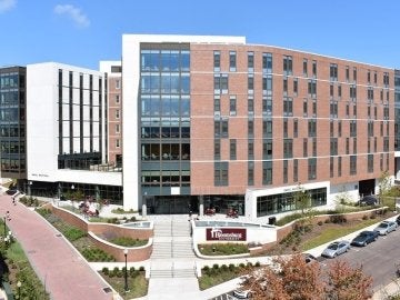 Exterior photo of David Soltz Hall at Commonwealth University - Bloomsburg