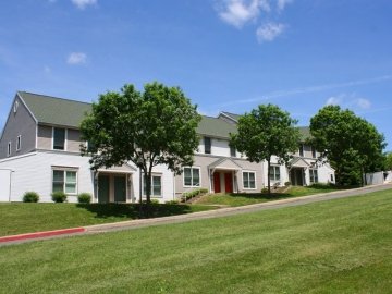 Exterior of Mount Olympus Apartments