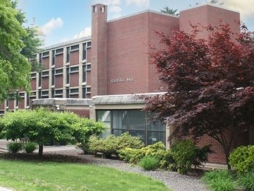 Exterior of Schuylkill Hall in the summer