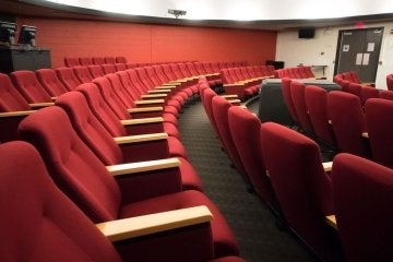 CU Mansfield Planetarium interior seating