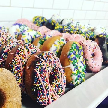 Donuts from the Scranton Commons at Commonwealth University - Bloomsburg