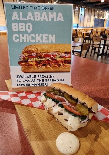 Alabama BBQ Chicken Sandwich at Commonwealth University - Mansfield