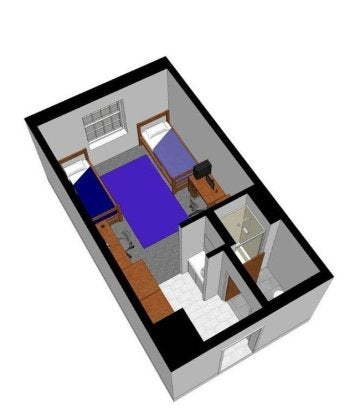 Fairview Suite shared bedroom layout