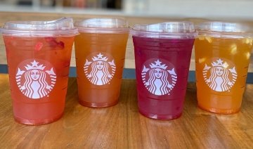Starbucks drinks at at Commonwealth University - Lock Haven