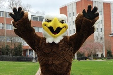 CU-Lock Haven mascot Talon