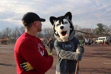 Students during the CU-Bloomsburg Annual Big Event
