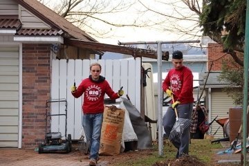 Students during the CU-Bloomsburg Annual Big Event