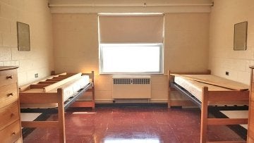 Student room in Smith Hall at CU-Lock Haven