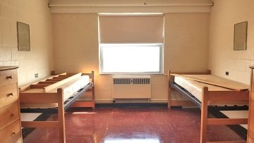 Student room in Smith Hall at CU-Lock Haven
