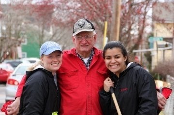 Students during the CU-Bloomsburg Annual Big Event