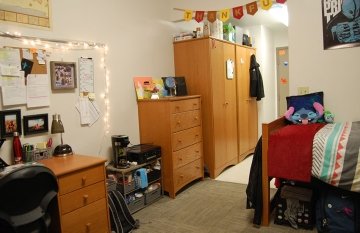 Student room in Fairview Suites at Commonwealth University - Lock Haven