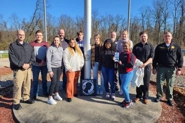Criminal justice students from Commonwealth University-Mansfield tour the Federal Correction Complex in Allenwood