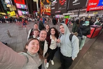 Virginia Gavek was among a group Commonwealth University psychology students from Bloomsburg, Lock Haven, and Mansfield campuses attending and presenting research at the annual EPA Conference this spring in New York City.